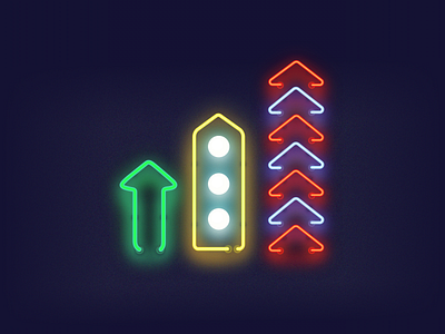 Neon Arrows