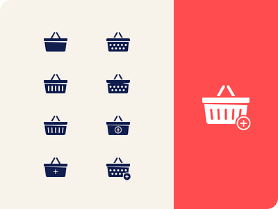 Shopping basket add basket cart goods grocery icons market product retail shop