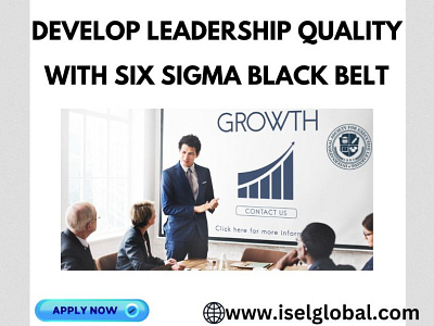 Six Sigma Black Belt develops leadership quality in an employee leadership quality sixsigmablackbelt sixsigmacertificationonline sixsigmagreenbelt