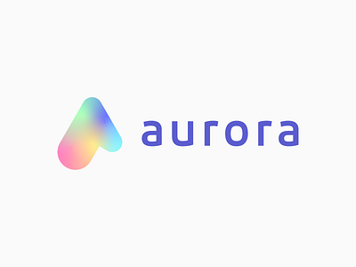 Aurora andromeda aurora auroralogo branding design designlogo gradient graphic design illustration logo logomark pictorial ui ux vector
