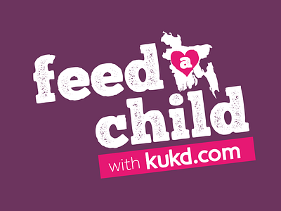 Feed A Child Campaign - Kukd.com adobe illustrator branding charity food logo