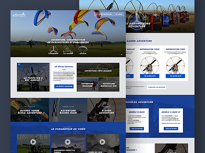 Adventure Paramotor interface paramotor website