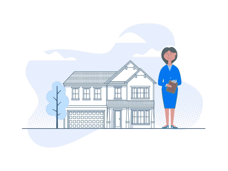 Letterfly App Animation animation app branding design flat illustration investor real estate typography vector web