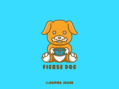 FIERSE DOG america app apparel brand branding cartoon design dubai god graphic design illustration logo logoawesome logogrid logoidentity logoroom logos sport texas usa