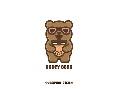 HONEY BEAR america app apparel brand branding cartoon design dubai graphic design illustration kuwait logo logoawesome logogrid logoidentity logoprofesional logoroom logos mexico texas