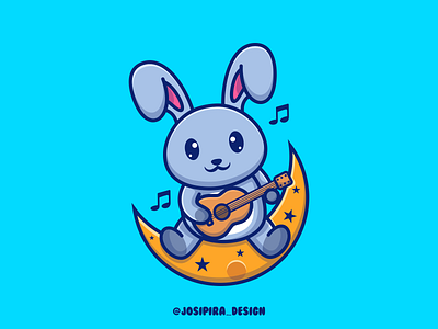 RABBIT AND GUITAR america app apparel branding canada cartoon design dubai florida graphic design identity illustration logoawesome logologos logoroom mexico texas usa