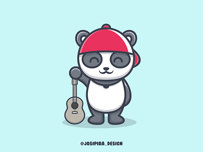 PANDA AND GUITAR