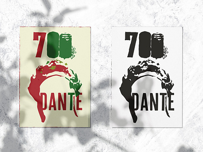 Dante 700 - Posters dante dante 700 dante alighieri design illustration posters typography vector