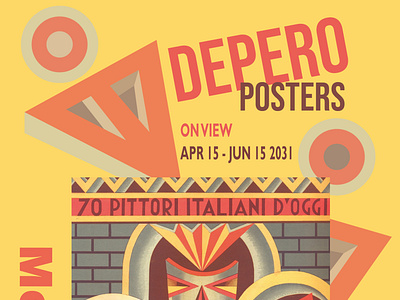 Poster - Fortunato Depero - Exhibit 3 - Academic Project