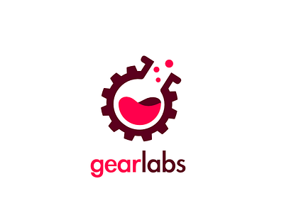 Gear Labs Logo design designs gear graphic graphics lab labs logo