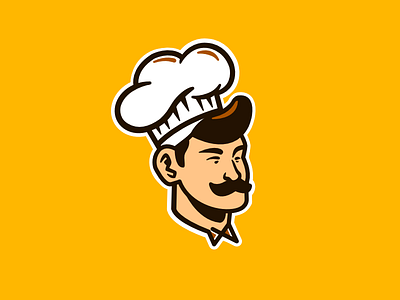 Chef Logo baker butcher cakes chef cook design food logo pastry poultry sous sous chef