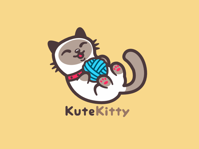 Kute Kitty by CrownCreative on Dribbble