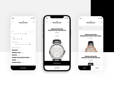 Luxury Watch E-Commerce Concept App