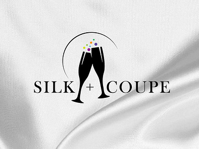 Silk Coupe logo logo design logodesign wine