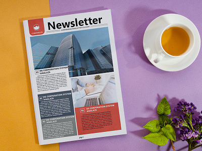 Creative Newsletter branding case study creative newsletter design graphics design illustration indesign magazine