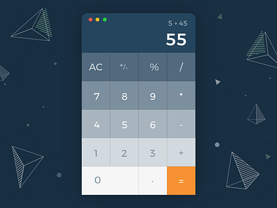 Simple Calculator - DailyUI 004