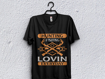 Hunting t-shirt Design 3d animation branding design graphic design illustration logo motion graphics plant t shirt design t shirt t shirt design idea t shirt mockup t shirt png t shirt pod design tree t shirt ui