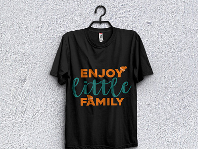 Enjoy little Family t-shirt design