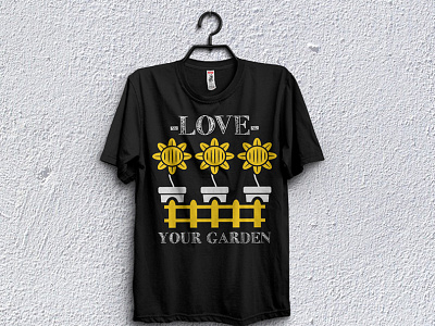 love your garden t-shirt design