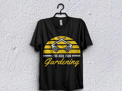 i'm hoe for gardening t-shirt design