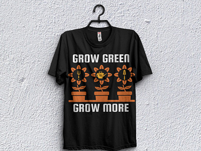 Grow Green Grow more t-shirt design