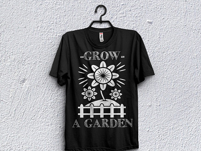 Grow a garden t-shirt design