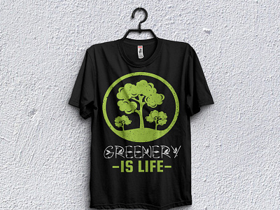 Greenery is life t-shirt design