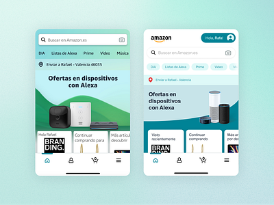Amazon Rework amazon app design figma prototype ui ux