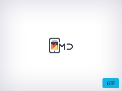 Mobile Developer Logo application brand code developer iphone logo mobile