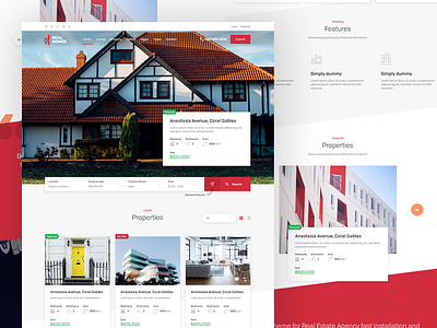 Real Homes Theme design property real estate real homes rent sale theme themeforest wordpress