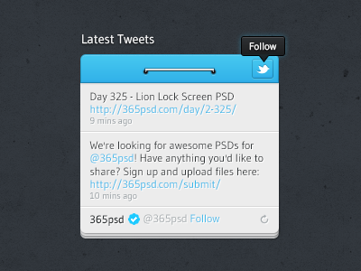 Freebie Twitter Widget Design design freebie twitter twitter widget design widget