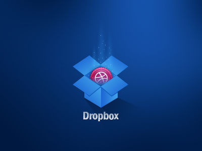 Dropbox + dribbble Play off ;) box dribbble dropbox fun photoshop play off