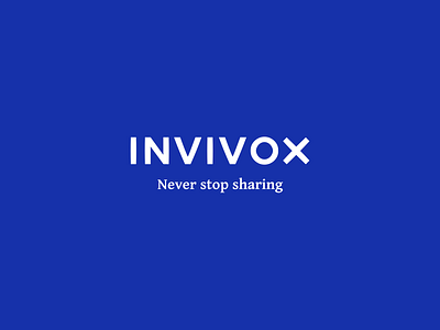 Invivox logotype branding invivox logo logotype typogaphy web