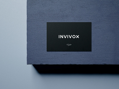 Invivox business card business card card invivox logo logotype
