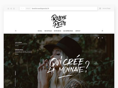 La Relève et La Peste new design