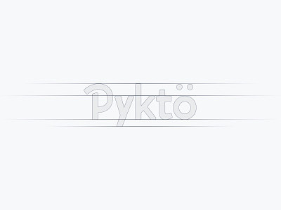 Pykto new logo branding design logo typography