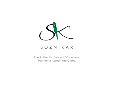 Soznikar Logo Design brand identity branding creative design graphic design green illustration kashmir logo logo design nature pashmina vector visual design visual identity