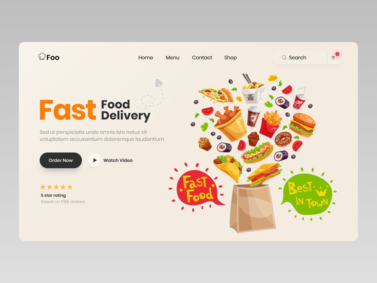 fast-food-store-design-by-muteeb-mehraj-on-dribbble