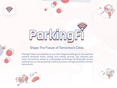 ParkingFi app branding design graphic design illustration logo typography ui ux vector