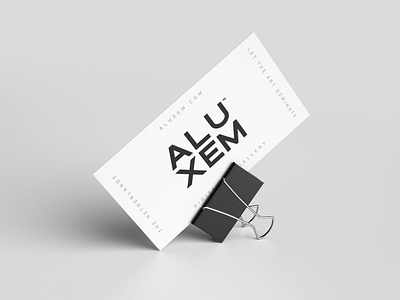 Business Card Design Aluxem