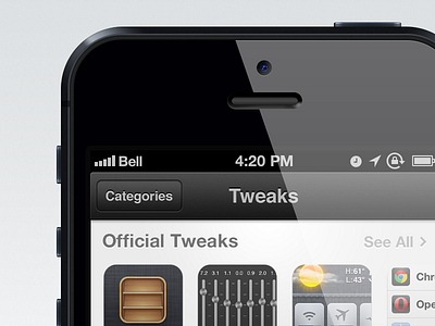 New AppStore Category Concept – Tweaks and Extensions