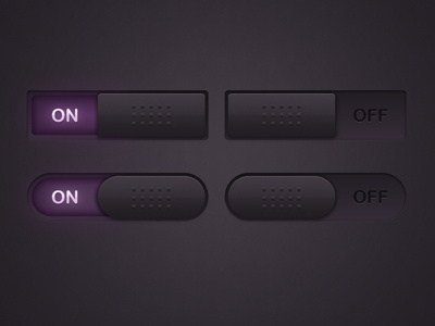 Switch Buttons button clean interface off on simple slide switch ui