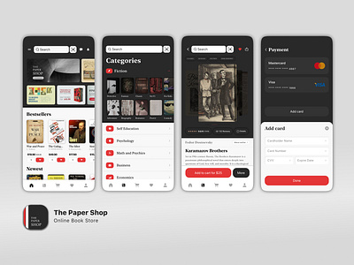 The Paper Shop - Book Store App