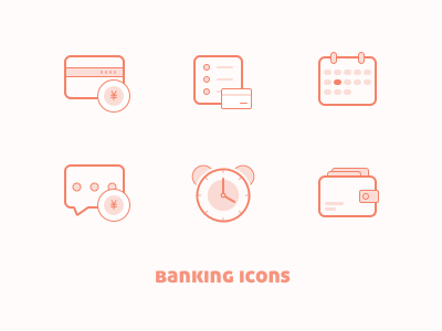 banking icons