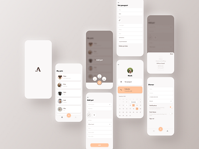 Aibolit app app design pet pethelp ui ux vet veterinary