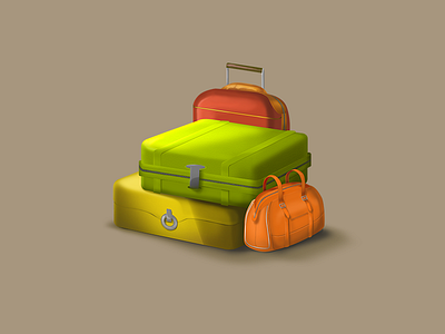 bags bags illustration suitcase tourism travel