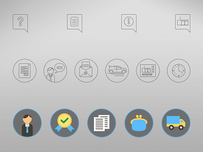 Icons for evacauation plan services site