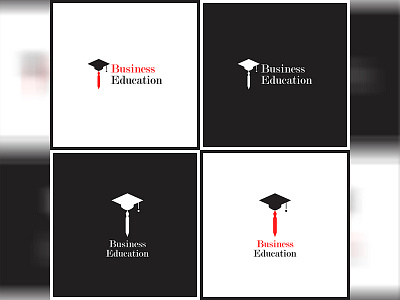 Business education logo concept