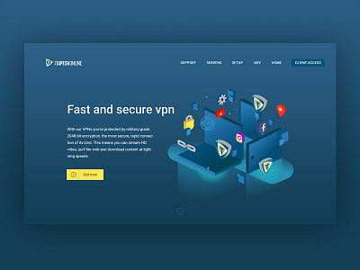 VPN web design WIP