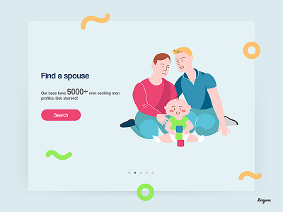 Illustration about same-sex family art artwork clean flat graphic graphicdesign illustration illustrator modern vector web webdesign